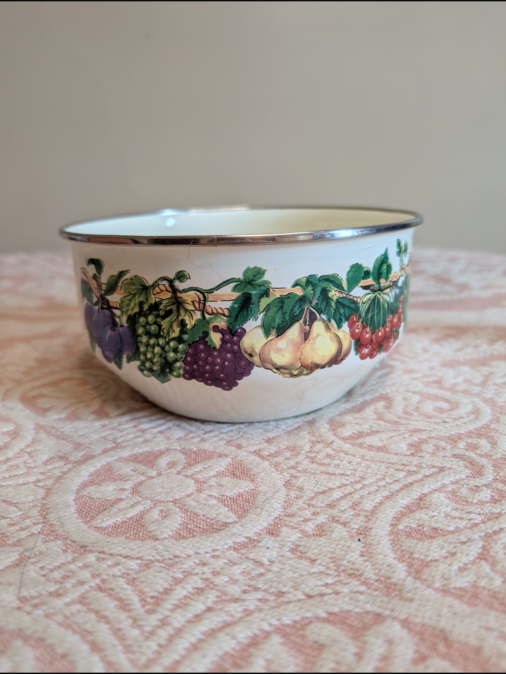 Vintage Ceramic Coated Bowl